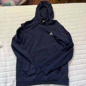 Men’s adidas Navy Pullover Hoodie